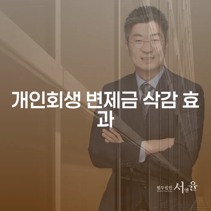 개인회생 변제금 삭감 효과가 궁금한가요?