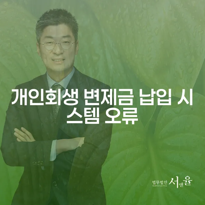 개인회생 변제금 납입 시스템 오류: 어떻게 해결할 수 있을까요?