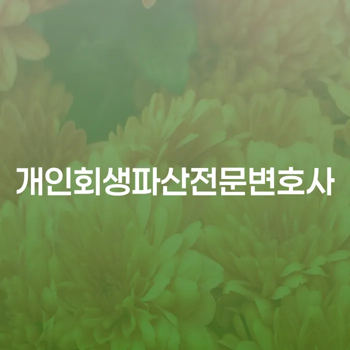강화 개인회생파산전문변호사와 함께하는 현명한 선택
